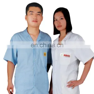 12 Years Supplier Maxsharer Manufacture Esd Antistatic Short Sleeve Work Shirt thumbnail-1