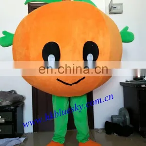 EVA Body Orange Cartoon Mascot Costumes thumbnail-1