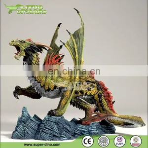 European Magic Fiberglass Dragon Sculpture thumbnail-3