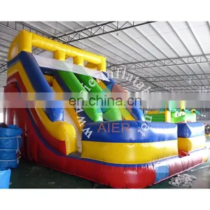 Most Popular Child and Adult Sport Games Inflatable Slide Cheap Double Lane Water Slide Inflatable for Sale thumbnail-1
