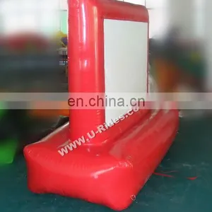 Red Color Indoor Use Air Tight Inflatable Screen for TV Game thumbnail-4