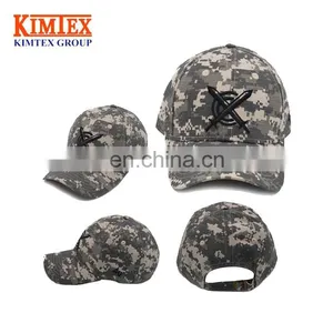 OEM Wholesale Custom Cotton 6 Panel Camo Embroidery Military Cap thumbnail-1
