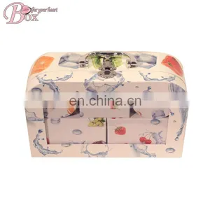 PVC Window Cardboard Funny Children Suitcase With Metal Lock thumbnail-4