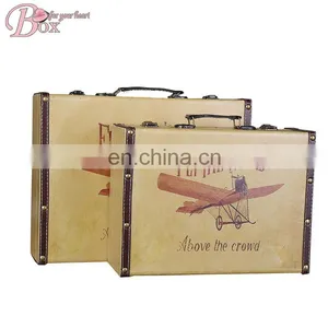 Children Cardboard Paper Suitcase With PU Handle thumbnail-4