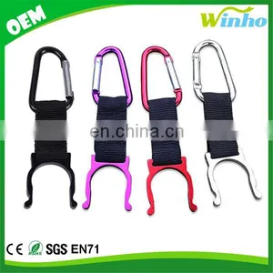 Winho Aluminum Carabiner Water Bottle Drink Buckle Hook Holder Clip For Traveling Outdoor thumbnail-1