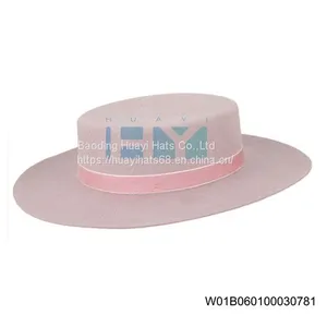 Wool Felt Boater Hat thumbnail-1