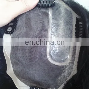 Nature Human Hair Toupee For Womens Quality Virgin Chinese Human Hair Mens Toupee thumbnail-4