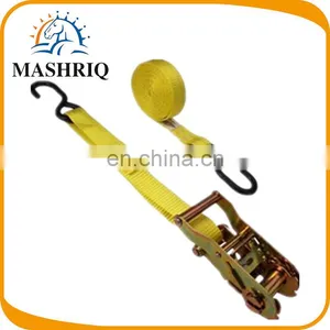 High Quality Ratchet Tie Down 1"x15' With s Hook thumbnail-1
