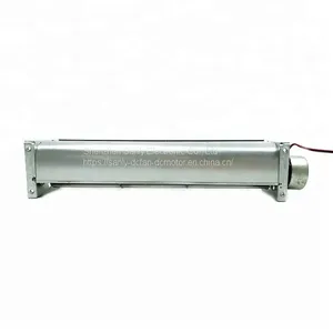 40*250mm 24V dc Ball Bearing High Speed 2000RPM Cross Flow Fan thumbnail-2