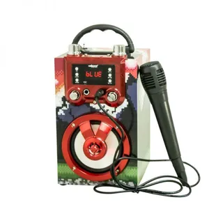 Microphone Karaoke Wireless Speaker Blue Tooth Super Sound Bass Speaker Portable Karaoke Player thumbnail-5