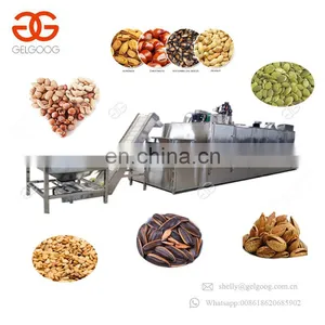 Pistachio Nut Peanut Sesame Barley Chickpea Flax Seed Roaster Pumpkin Seeds Roasting Machine Line For Sale thumbnail-2