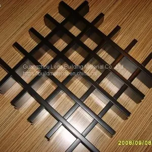 Beautiful And Multifunction Ceiling 100x100 Aluminum Grille thumbnail-1