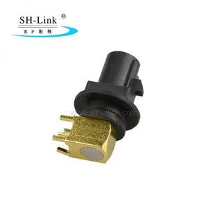 Waterproof Fakra SMB Plug PCB Mount Right Angle Male RF Car Connector thumbnail-2
