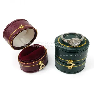 Ring Box Jewelry Pendulum Props Vintage Jewelry Box Wedding Mini Ring Box Can Be Customized Logo thumbnail-2