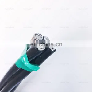 ASTM Standard Aerial Bundled ABC DUPLEX TRIPLEX QUADRUPLEX CABLE thumbnail-1
