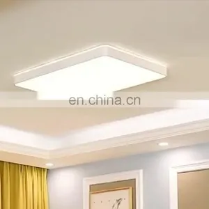 Simple Round White Bedroom Ceiling Lamp LED Chandelier thumbnail-1