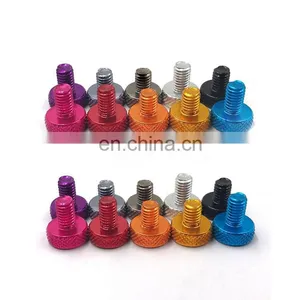 Anodized Aluminum Screw m3 Knurled Thumb Screw Diamond Thumb Screw thumbnail-3