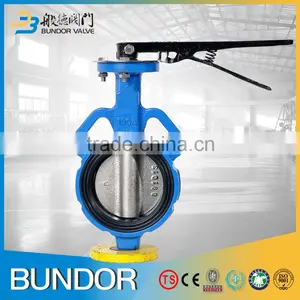 One Stem No-Pin Wafer Butterfly Valve Dimensions thumbnail-1