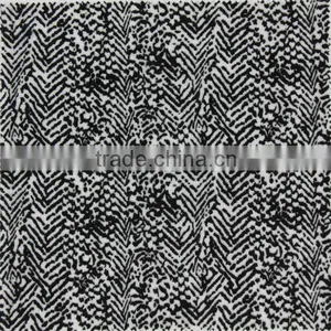 Snake Printed Flocking Fabric for Upholstery thumbnail-3