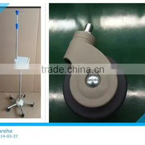 Caster for Infusion Holder, Hospital Casters, Casters for Furniture thumbnail-1