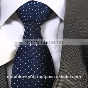 Polka Dot Necktie Set, Pocket Square and Cufflink Set Neck Tie, Corbata, Gravate, Krawatte, Cravatta, Fashion Tie thumbnail-1