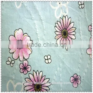 Sunflower Printing Denim Fabric thumbnail-1