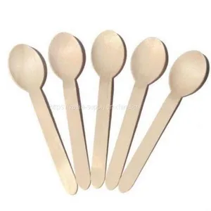 Disposable Bulk Wholesale Price 16cm Wood Cutlery Wooden Knives Wooden Spoons thumbnail-1