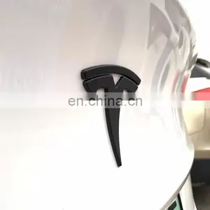 BAINEL Carbon Fiber Exterior Sticker Badge Logo Set For TESLA Model 3/Y 1494950-00-A 1494949-00-A thumbnail-3