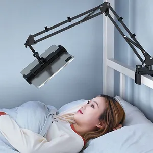 2022 New Arrival Flexible Bedside Desk Mount Clip Phone Bracket Holder Long Arm Bed Lazy Tablet Stand for IPad Smartphone thumbnail-4