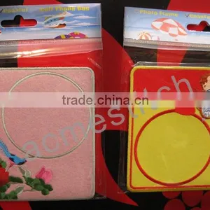 New Design Cup Pad / 3d Embroidered Satin Cup Mat/ Lovely Cup Mat thumbnail-1