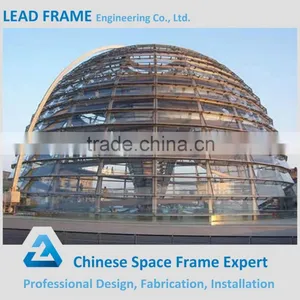 Beautiful Steel Space Truss Space Frame for JIS Building Glass Dome thumbnail-6