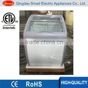110V ETL Mini Ice Cream Freezer Display Freezer Glass Door Freezer Quality Choice thumbnail-2