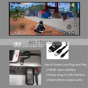Best Seller UHAPPY U43 4.3 Inch LCD Screen 1080P HD Mini Projector With Remote Control Support USB / SD / HD / VGA / AV thumbnail-2