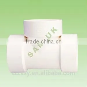PLASTIC DWV Plumbing Tee for Pvc Pipe thumbnail-1