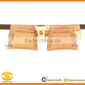 Custom Leather Tool Kit Belt Bag, Electrical Tool Kit Apron thumbnail-1