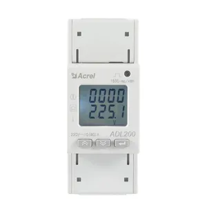 Mid Certificate 45~60hz AC Kwh 2P Din Rail Single Phase Digital Energy Meter Rated 10(80)A for Charging Piles and Solar Pv Monitor thumbnail-1