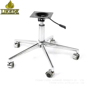 Modern 5-Star Swivel Chair Base Low-Priced Chrome Iron Furniture Legs and Metal Base thumbnail-4