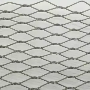 Stainless Steel Rope Mesh With 8mm to 12mm Rope Diameter and Customizable Mesh Sizes for Structural Applications thumbnail-3