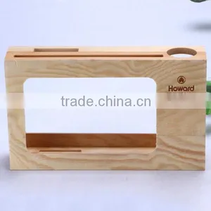 Wholesale Wood Electric Wire Storage Box Wood Tissue Box thumbnail-1