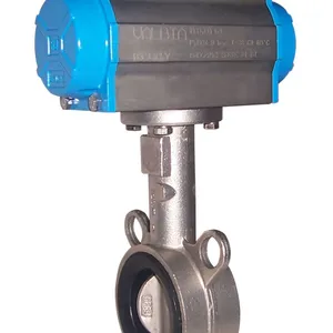 Pneumatic Wafer Type Butterfly Valve thumbnail-2