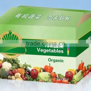 Printed Corrugated Carton Box for Organic Vegetable Packing thumbnail-1