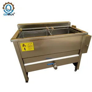 Professional KI-055 Vegetable Blanching Machine 200kg/h High Efficiency Gas Heated Potato Blancher for Snack Food Factory thumbnail-1