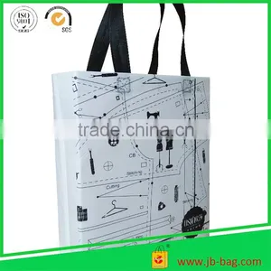 Reusable Shopping Bag Non-Woven Custom Printed Non-Woven Shopper Tote Bags Promotional Non-Woven Bags,Customized Size,75GSM. thumbnail-2