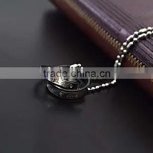 Wedding Gift Fashion Jewellery Pendant for Necklace Couple Rings Pendants thumbnail-6