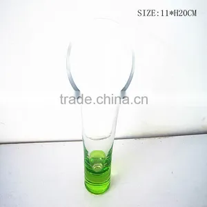 Flower Glass Vase Frosted Glass Vase Glass Bottle Flower Vase thumbnail-1