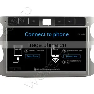 Wecaro 10.1" WC-VT1013 Android 4.4.4 Car Dvd Player Touch Screen for vw Tiguan Car Radio Android A9 Cpu 2013 2014 2015 thumbnail-3