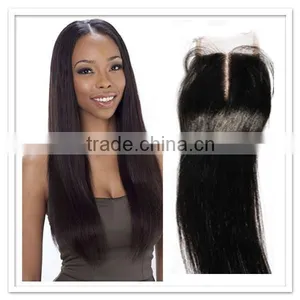 2015 Wholesale Price Express Top Selling Peruvian Blonde Human Hair Bundles With Lace Closure thumbnail-1