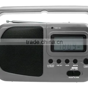 Gorgeous Multiband Portable AM FM Digital Tuning Clock Radio thumbnail-2
