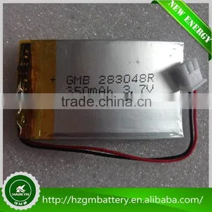 China Factory Custom Battery / Custom 3.7V 50mAh Shape Battery for Wearable Devices GMB490722 thumbnail-2