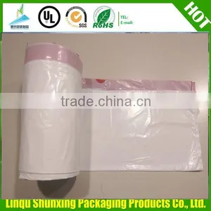 Top Seller HDPE Drawstring Garbage Bag for Roll With High Quality thumbnail-1